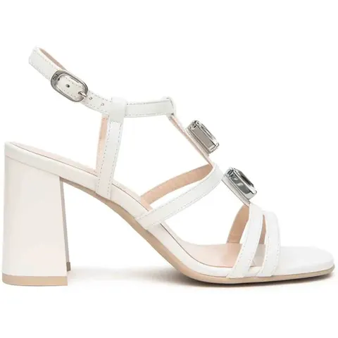 Nero Giardini Sandalo Donna Bianco E615710d – immagine 1