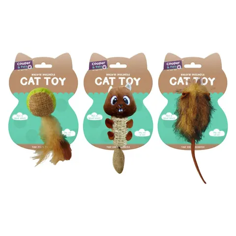 Natural Instincts Cat Toy Assorted Designs – image 1