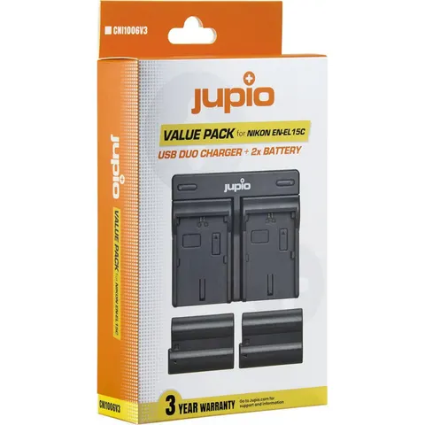Jupio Value Pack: 2x Battery EN-EL15C 2100mAh – image 1