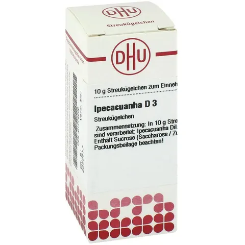 DHU Ipecacuanha D3 Globuli – Bild 1