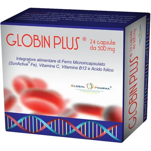 GLOBAL PHARMA Srl GLOBIN PLUS, 24 Capsule – immagine 1