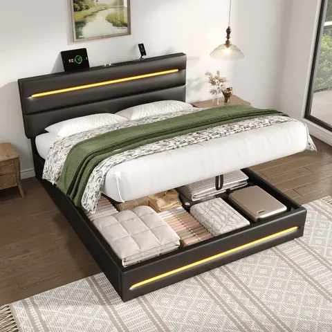 Metro Lift Up Storage Bed Frame Kingsize (5') – image 1