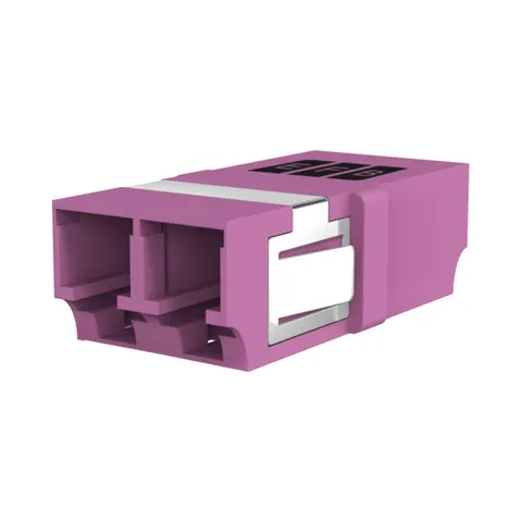 EFB-ELEKTRONIK EFB 53517.1 - Fiber optic coupling, LC duplex, multimode, violet – image 1