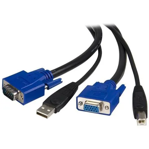 StarTech 1,80 m 2-in-1 USB KVM-kabel – afbeelding 1