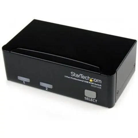 StarTech 2-poort Professionele USB KVM-Switch met Bekabeling – afbeelding 1