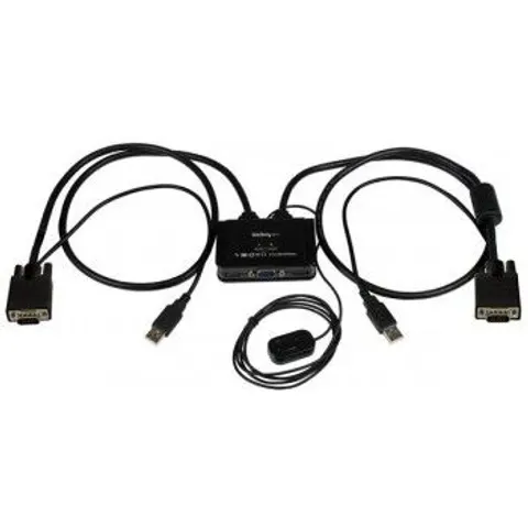 STARTECH.COM ST SV211USB - 2 Port USB VGA Cable KVM Switch – image 1