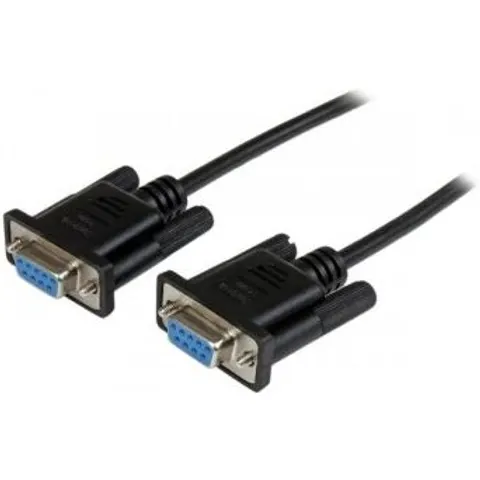 STARTECH 1m Black DB9 Null Modem Cable – Schwarz – Bild 1