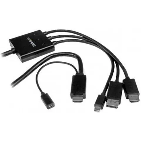 StarTech.com Cable Conversor HDMI, DisplayPort o Mini DisplayPort a HDMI de 2m - Adaptador DP y Mini – imagen 1