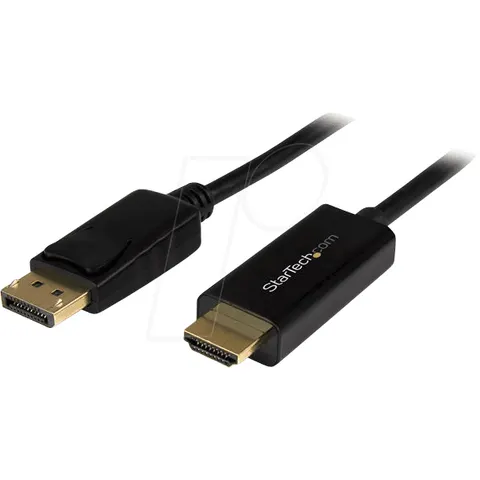 StarTech.com 16.4ft (5m) DisplayPort to HDMI Cable - 4K 30Hz - Display – image 1