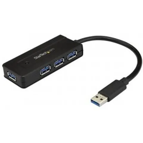 STARTECH.COM ST ST4300MINI - 4 puertos USB 3,0 Tipo A hub con puerto de carga – imagen 1