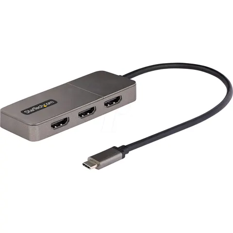 STARTECH.COM ST MST14CD123HD - Adaptador de conector USB C a 3 HDMI, 4K. – imagen 1