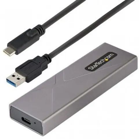 STARTECH USB PCIE/SATA M.2 Enclosure – Space-grau – Bild 1