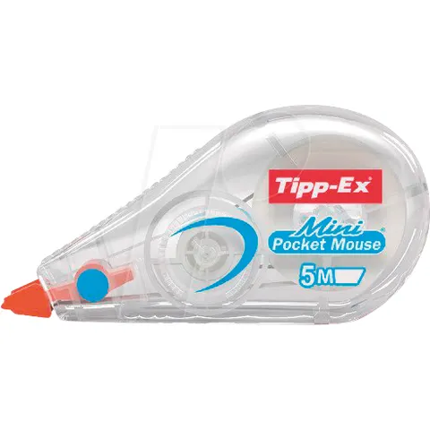 Correctietape Tipp-Ex mini pocket mouse 5mmx5m – afbeelding 1
