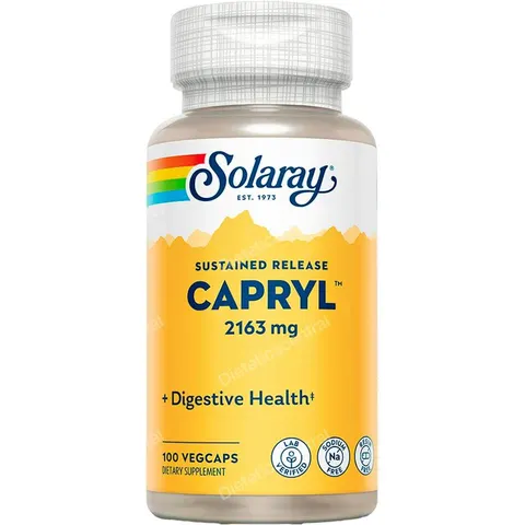 Solaray Capryl 100 Cápsulas Vegetales – imagen 1