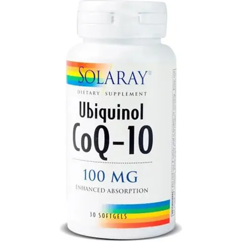 Solaray coq10 ubiquinol 100mg. 30perlas – imagen 1