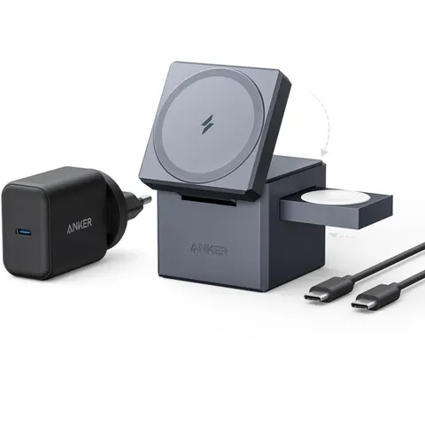 ANKER Charge Cube with MagSafe – Schwarz – Bild 1