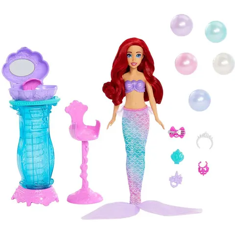 Princesa Disney Ariel con Tocador - MATTEL – imagen 1