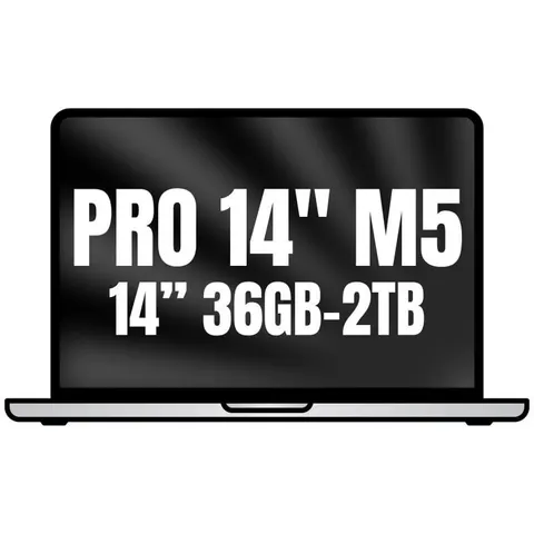 Apple Macbook Pro 14'/ M5 Max 36-Core CPU/ 36GB/ 2TB SSD/ 32-Core GPU/ Plata – imagen 1