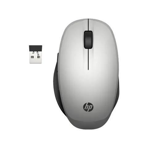HP Dual Mode Maus silber – Bild 1