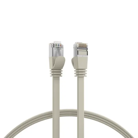 EFB-ELEKTRONIK EFB K5545GR.2 - Cable de parche plano Cat.6a, U/FTP, 2m, gris – imagen 1