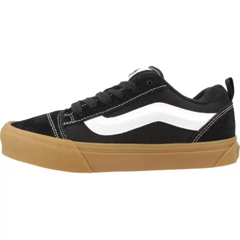 Skateschuhe Vans Knu Skool (Black/Gum - 40) – Bild 1