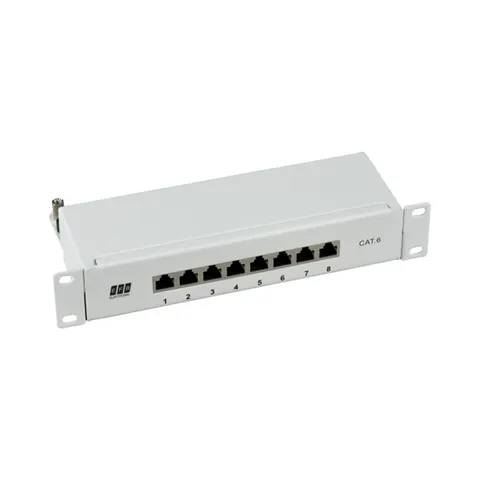 EFB-ELEKTRONIK PATCHPANEL 8-6 - Panel de conexiones mini, 8 puertos, Cat.6, 1U – imagen 1