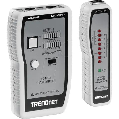 TRENDNET TRN TC-NT2 - Cable tester, Ethernet / USB / Coax – image 1