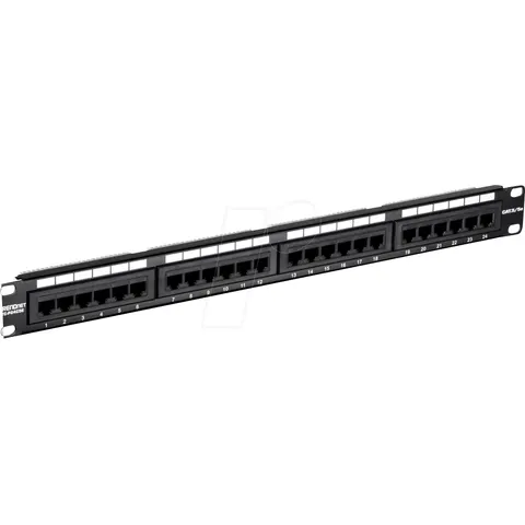 TRENDNET TRN TC-P24C5E - Patchpanel, 24-Port, Cat.5e, 1 HE – image 1