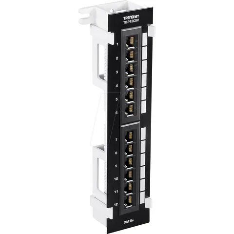 TRENDNET TRN TC-P12C5V - Patchpanel, 12-Port, Cat.5e – image 1