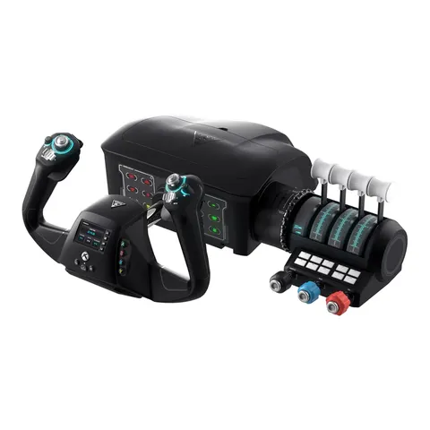 Turtle Beach VelocityOne Flight Universal Control System for PC & Xbox - Realistic Flight Simulator Yoke with Rudder Controls – image 1