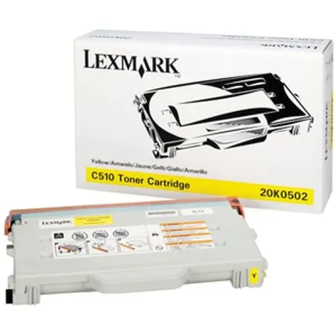 Lexmark 20K0502 toner amarillo – imagen 1