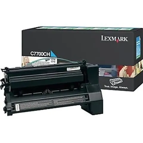 Lexmark C7700CH toner cian XL – imagen 1