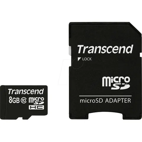 Transcend TS8GUSDHC10 Speicherkarte 8 GB – Bild 1