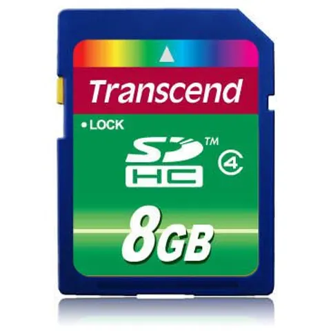TRANSCEND TS8GSDHC4 - SDHC Card, 8GB Class 4 – image 1