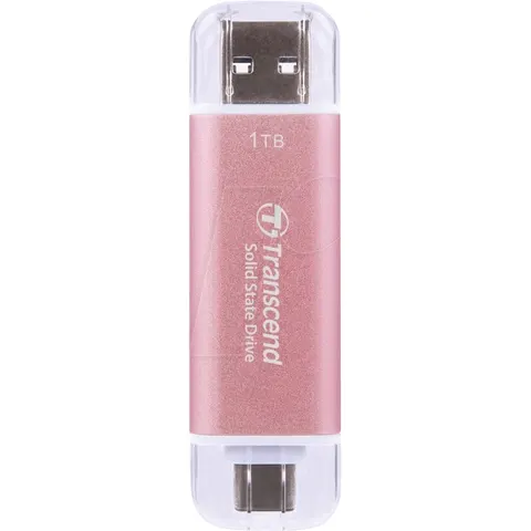 Transcend ESD310 Externe SSD 1 TB, pink – Bild 1