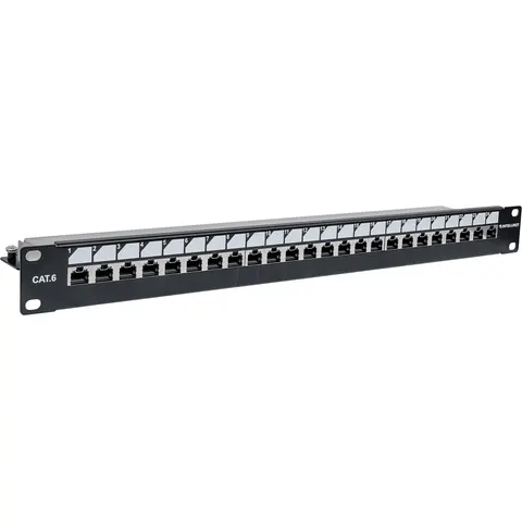 INTELLINET INT 720564 - Locking Patchpanel, 24 Port Cat.6, UTP – image 1
