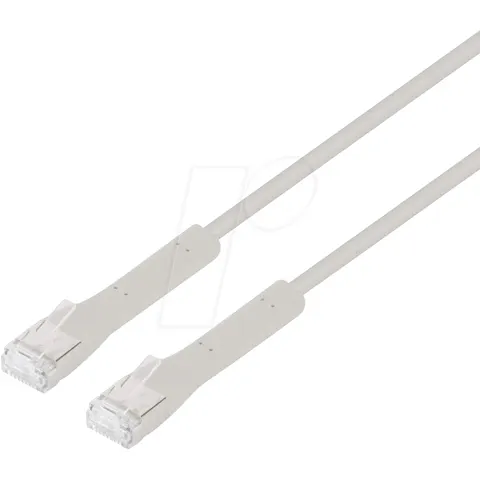INTELLINET Patchkabel Flexi Cat6a F/FTP 2m 10G Kupfer grau – Bild 1
