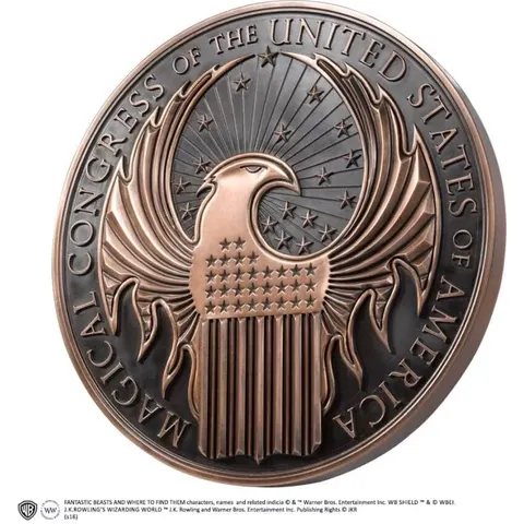 FANTASTIC BEASTS - Macusa Crest Wall Art : P.Derive , ML – afbeelding 1
