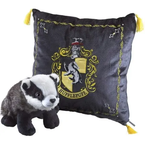 Hufflepuff House Mascot Plush & Cushion (NN7045) – afbeelding 1