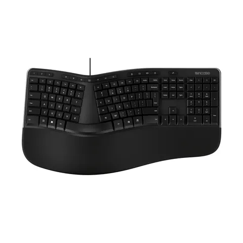 Microsoft Ergonomic keyboard Universal USB AZERTY Belgian Black – image 1