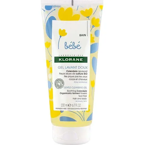 Klorane Bebé Gel Limpiador Suave 200ml – imagen 1