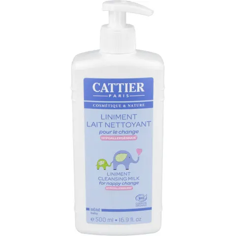 Cattier linimento para el cambio de pañal bebe 500ml. – imagen 1