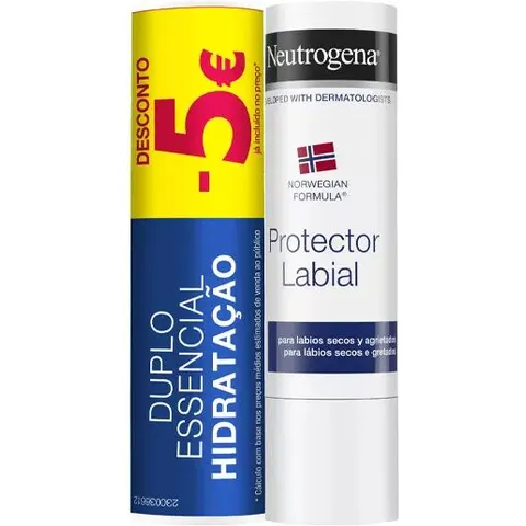 Neutrogena Bálsamo Labial 2x4,8g – imagen 1