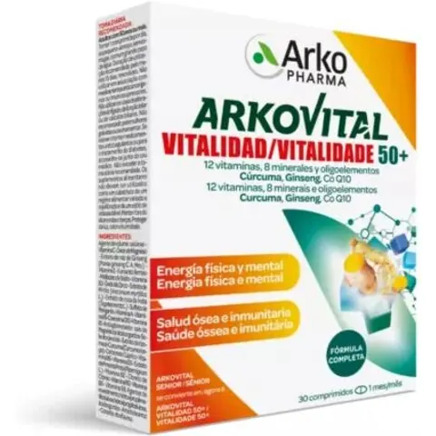 Arkopharma Arkovital Vitalidad 50+ 30comp – imagen 1