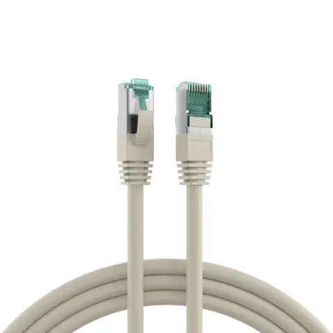 RJ45 Patchkabel Cat.6A S/FTP LSZH, grau 30m – Bild 1