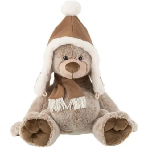 J-line Peluche marrón 38 25 38 cm – imagen 1