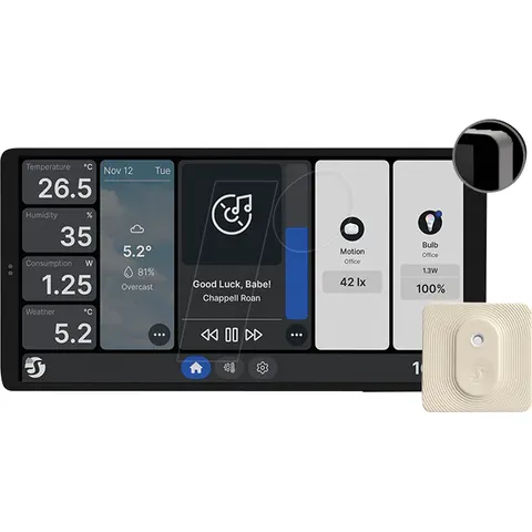 Wall Display X2 Silver + Blu H&T Ivory WLAN · Silber – Schwarz – Bild 1