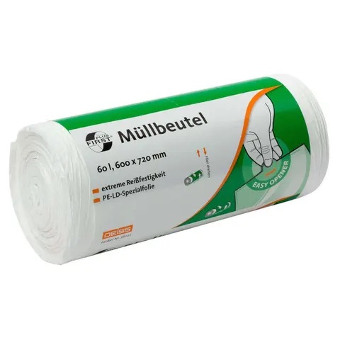 DEISS FIRST PLUS® Müllbeutel 60,0 l transparent – Bild 1