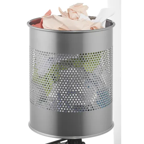 DURABLE Papierkorb 15,0 l silbermetallic – Bild 1