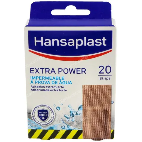 Hansaplast Extra Power Apósitos 20 uds – imagen 1